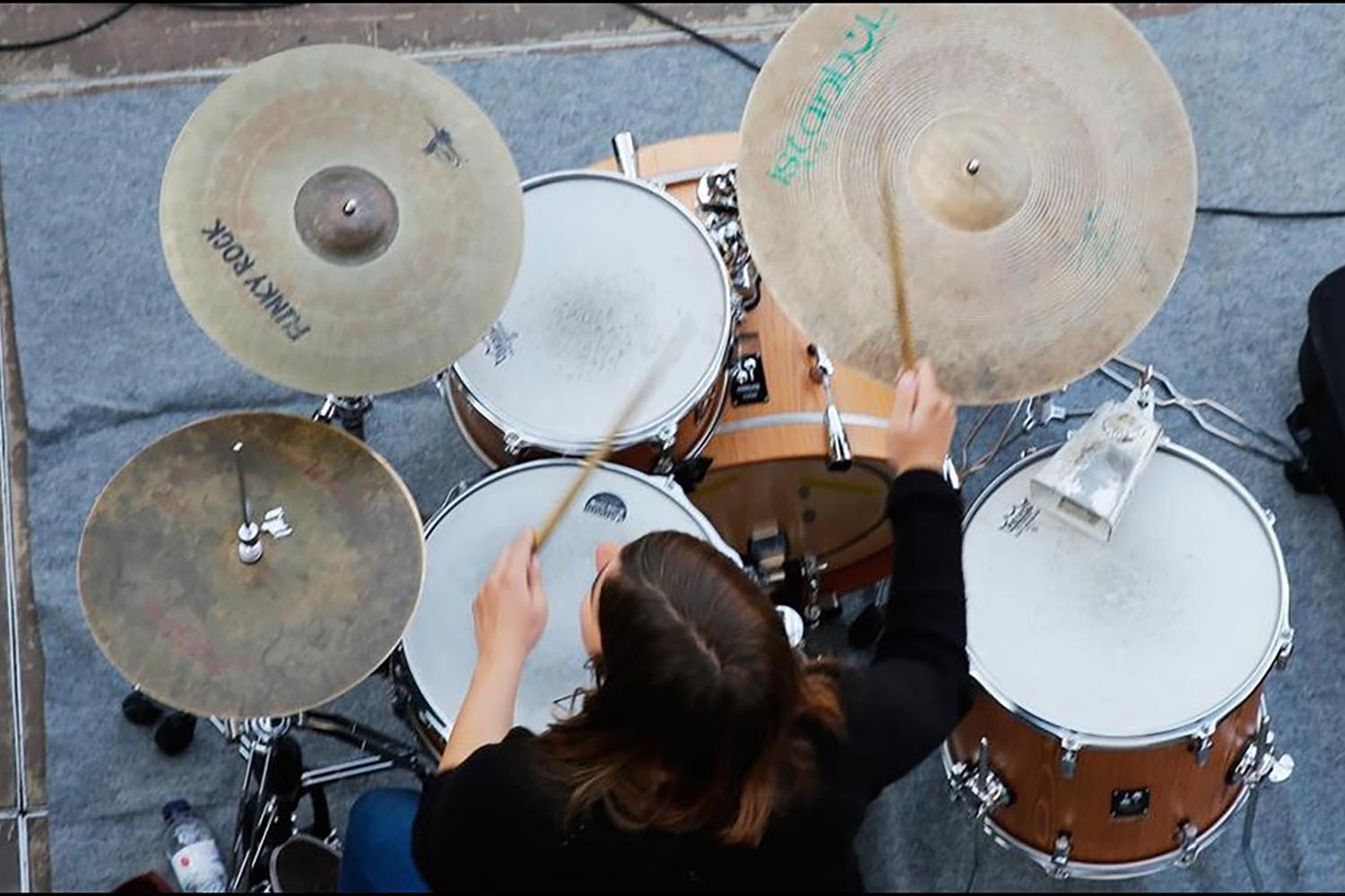 BARCELONA 01 06 2016 Jornada divulgativa-practica sobre ritmes afrollatins a carrec d alumnes de l Esmuc  Al Centre Civic Vil la Florida de Sant Gervasi           FOTO   ALVARO MONGE
