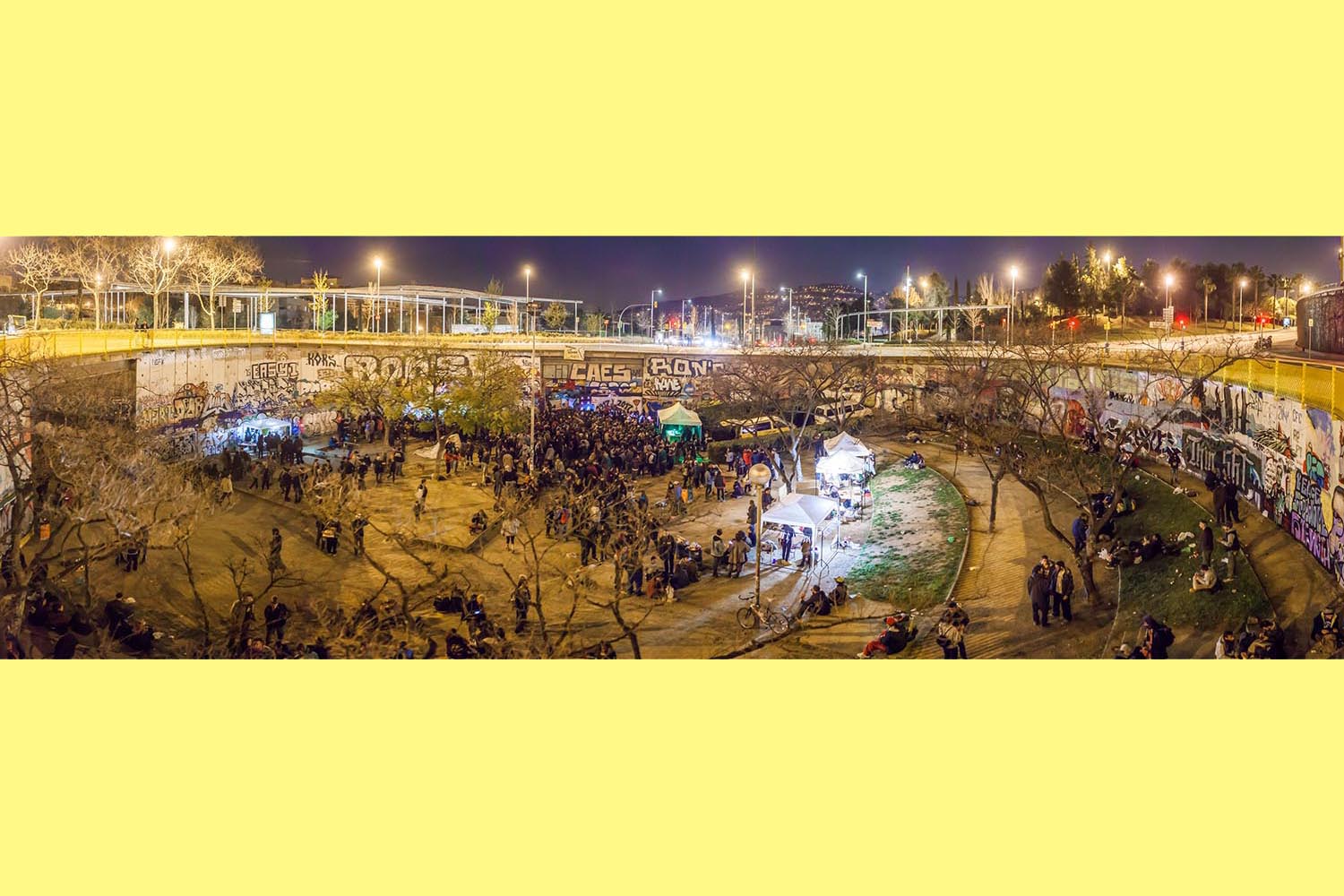 OTROS ESCENARIOS POSIBLESFIESTA REGGE EN LA PLAZA BOTTICELLI EN HORTAFOTO MARTI FRADERA