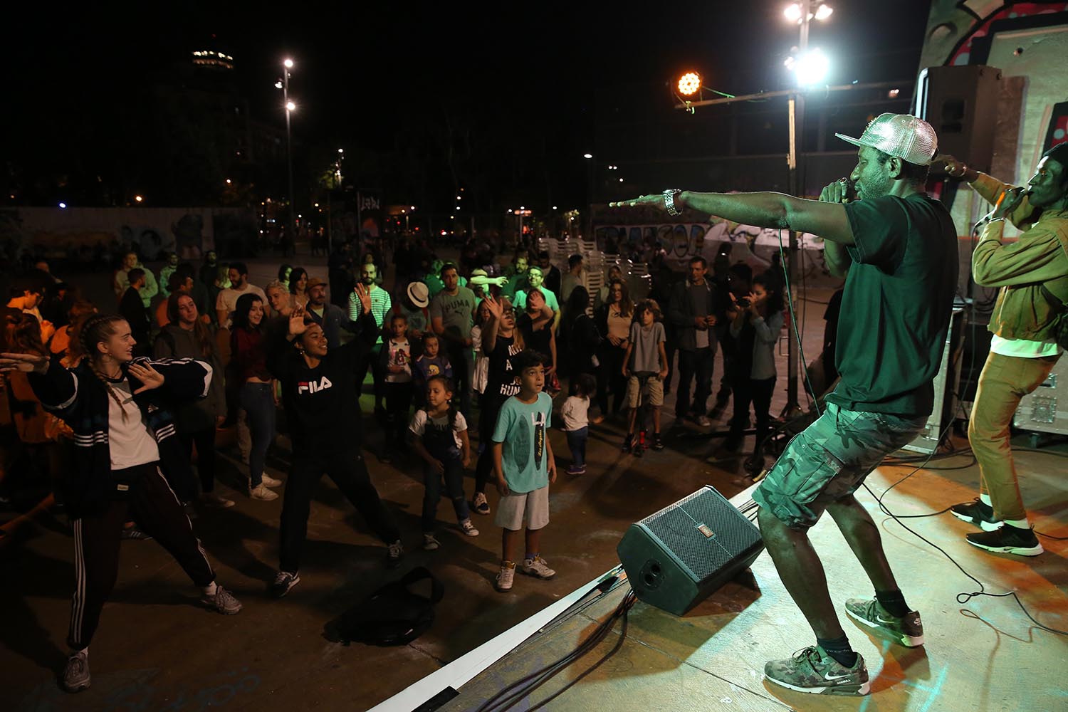 BARCELONA 07/10/2017 ICULT otros escenarios . Festival Periferia Beat. Concert de Khalifa Kha Klandestino. Al Parc de les Tres Xemeneies (Poble-Sec). FOTO ELISENDA PONS