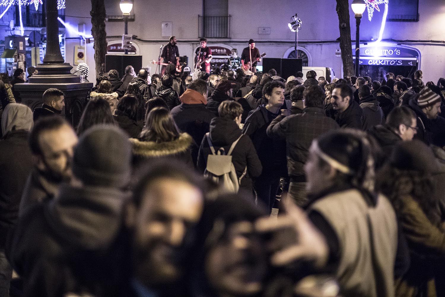 Barcelona 08-12-2017 Concierto de Motosierras en Sant Andreu. Para la sección Otros Escenarios Posible. Foto Carlos Montañes