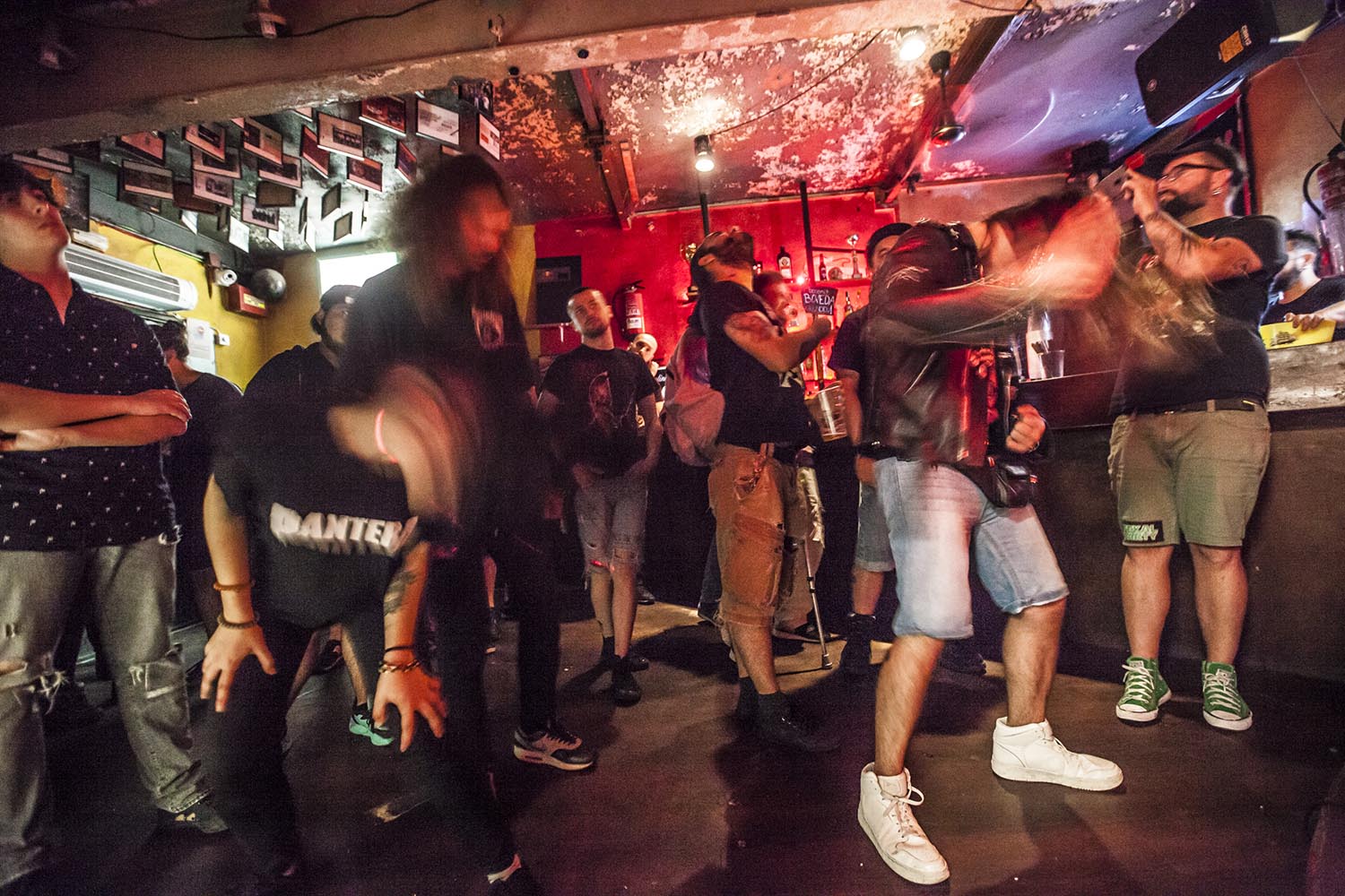 ICULTOTROS ESCENARIOS POSIBLES14-6-2019CONCIERTO DE HEAVY METAL DEL GRUPO UNDERSAVE EN EL BAR CAFERINO EN EL POBLENOU DE BARCELONAFOTO MARTI FRADERA