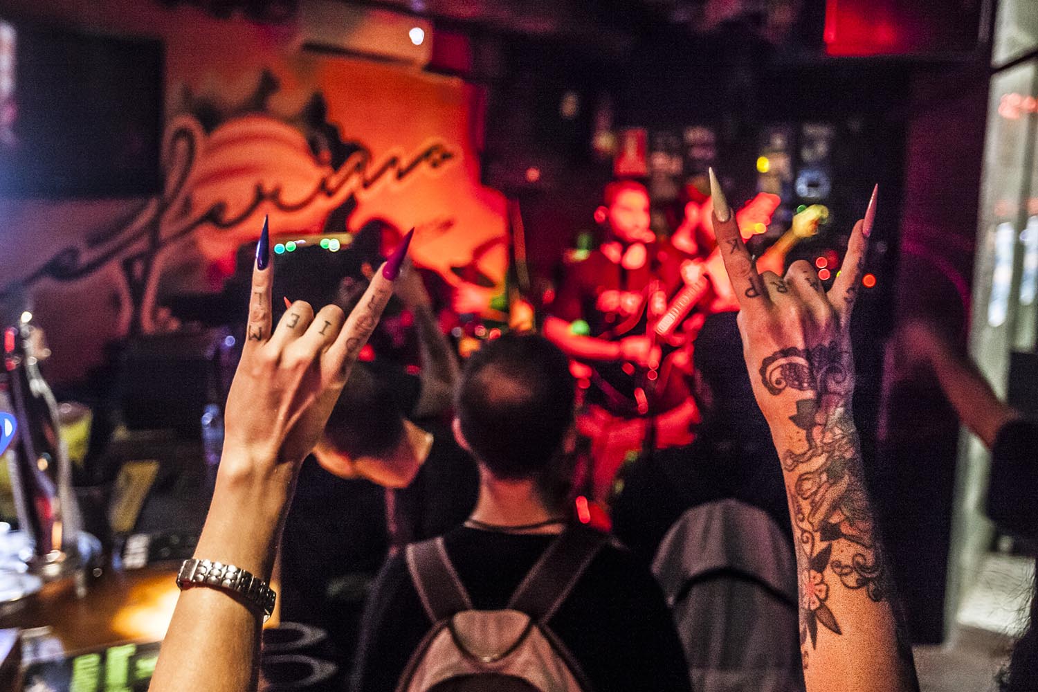 ICULTOTROS ESCENARIOS POSIBLES14-6-2019CONCIERTO DE HEAVY METAL DEL GRUPO UNDERSAVE EN EL BAR CAFERINO EN EL POBLENOU DE BARCELONAFOTO MARTI FRADERA