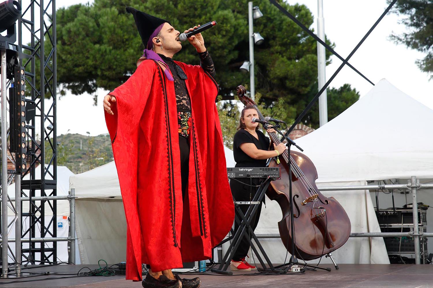 BARCELONA 24/09/2020 Actuación de Rodrigo Cuevas en la Casa de l'Aigua dentro del festival BAM. C/ del Garbí, 2 FOTO: ALVARO MONGE