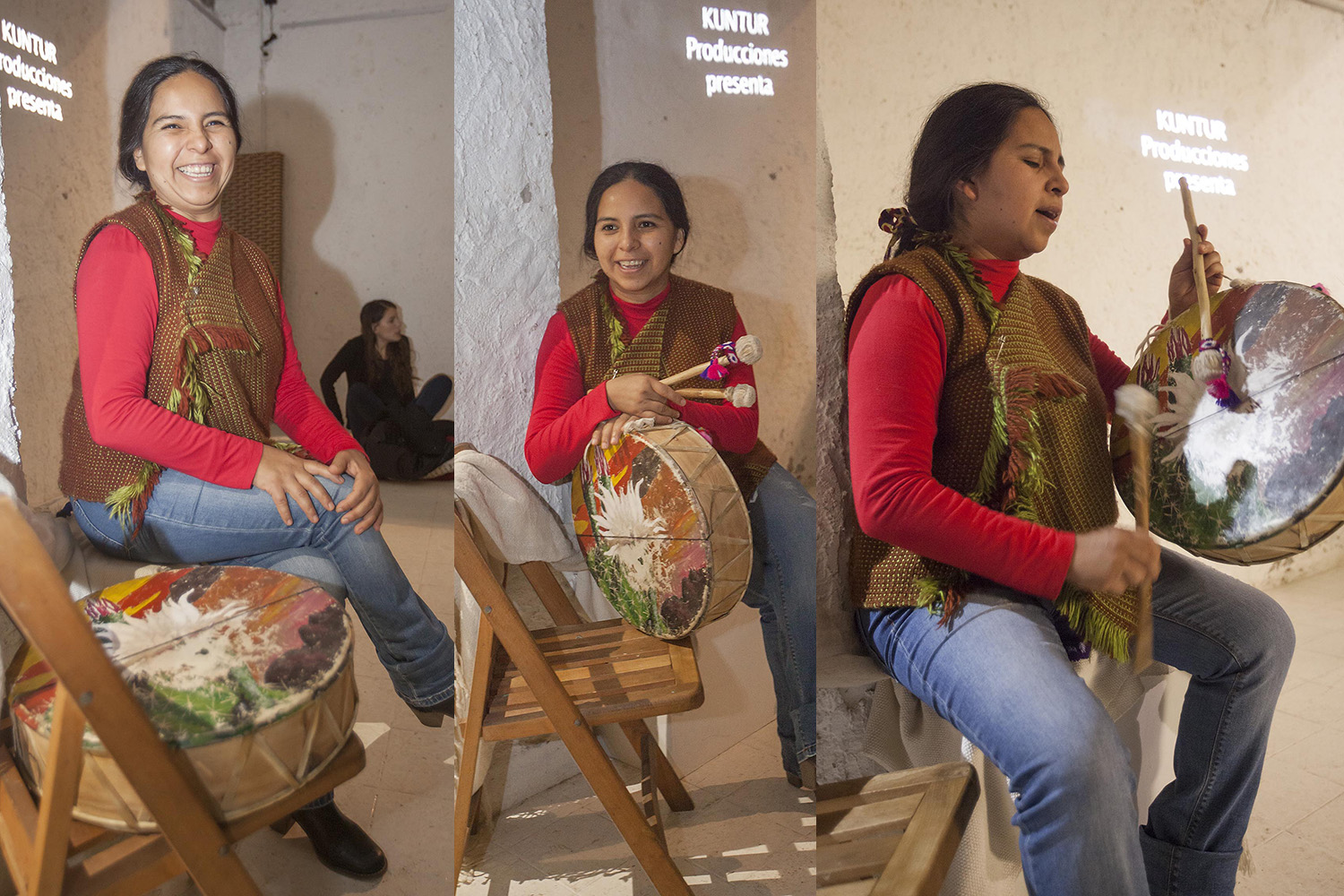 ICULT
REPORTAJE SECCION NANDO CRUZ
OTROS ESCENARIOS POSIBLES
LA CANTANTE ARGENTINA MARIANA CARRIZO HACE UN TALLER DE COPLA ANDINA EN EL ESPAI KU
FOTO MARTI FRADERA