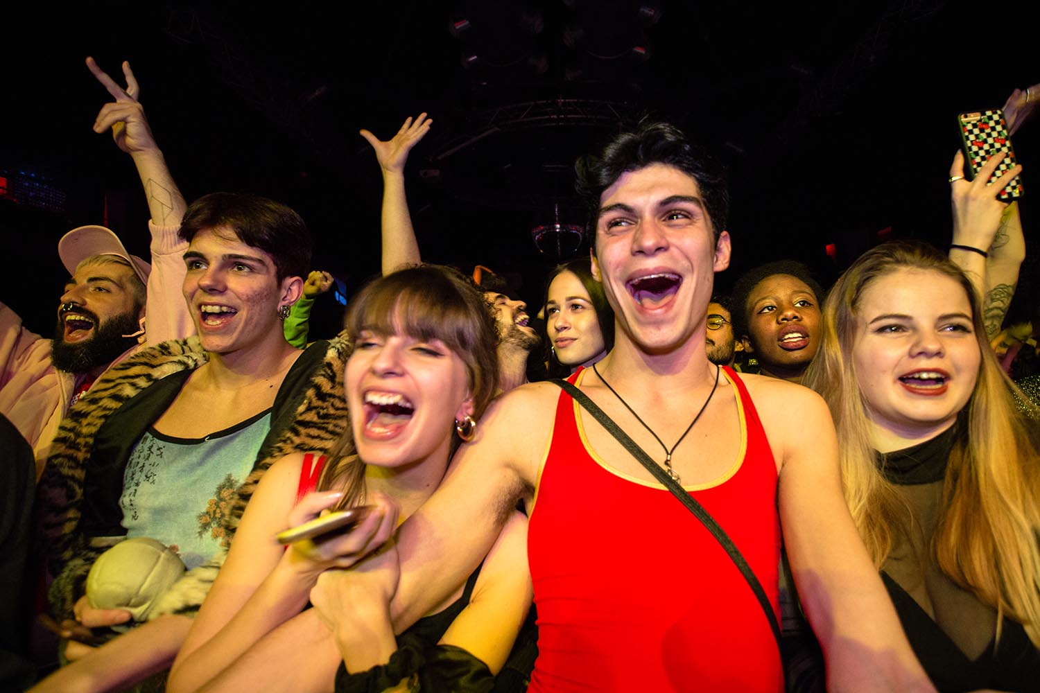 Barcelona - Almogàvers, 122 Sala RAZZMATAZZ. 26/01/18. Icult/ Más Periódico. Jóvenes bailan y disfrutan del Concierto de "La Zowi" cantante de trap y una de las referentes del género. Fotografía de Luay Albasha