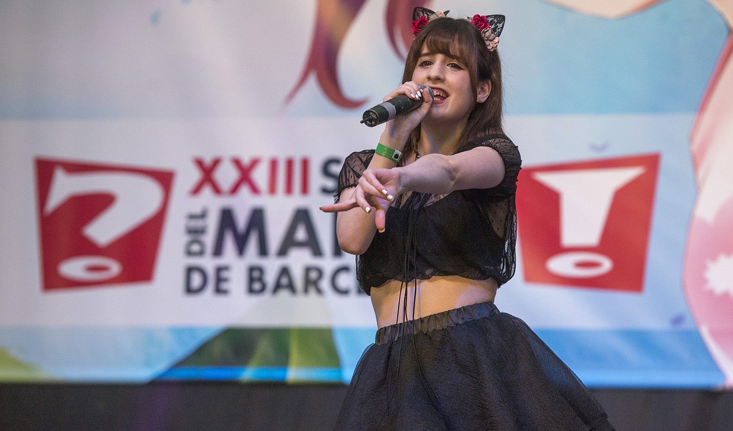 BARCELONA. 01.11.2017XXIII Salon del Manga en la Fira Montjuic. Para seccion Otros Escenarios. Actuacion de Airii Yami en la Plaza del Univers. FOTO FERRAN SENDRA